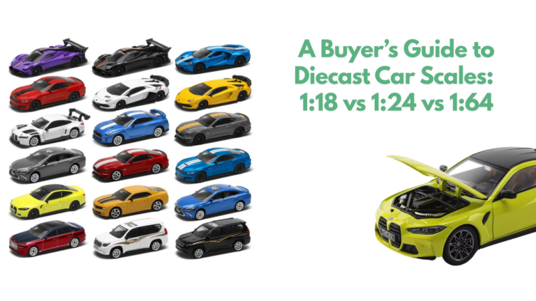 Guía de compra de escalas de coches a escala (diecast): 1:18 frente a 1:24 y 1:64